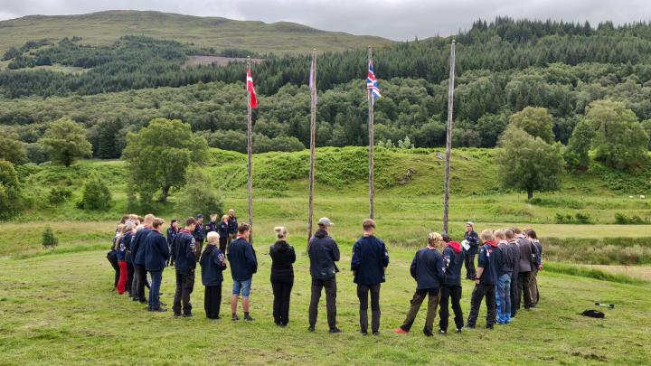 Flaghejsning i Skotland